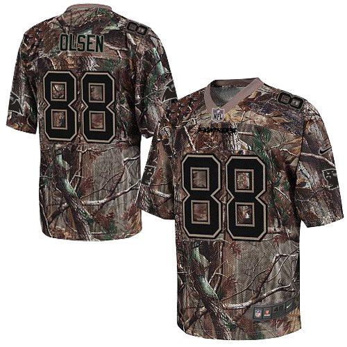 Greg Olsen Carolina Panthers camo Elite jersey