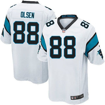 Greg Olsen Carolina Panthers white Elite jersey