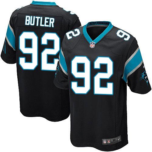 Vernon Butler Carolina Panthers black Elite jersey