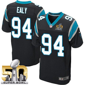 Kony Ealy Carolina Panthers black Elite jersey