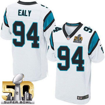 Kony Ealy Carolina Panthers white Elite jersey