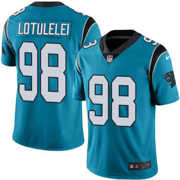 Star Lotulelei Carolina Panthers blue jersey