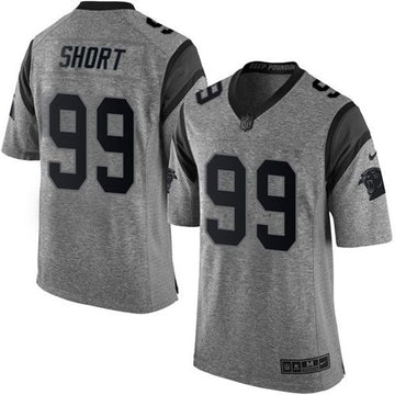 Kawann Short Carolina Panthers gray jersey