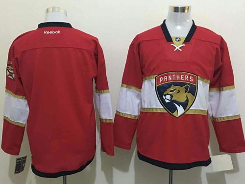 Blank New Florida Panthers red jersey