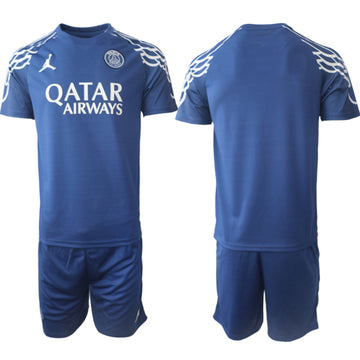 Custom Paris Saint-Germain navy Home jersey