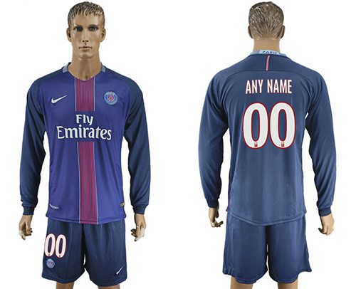 Custom Paris Saint-Germain Home jersey