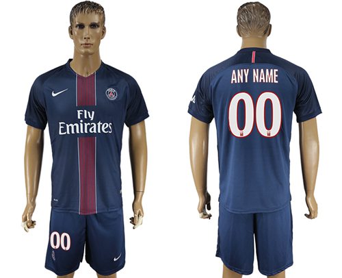 Custom Paris Saint-Germain Home jersey