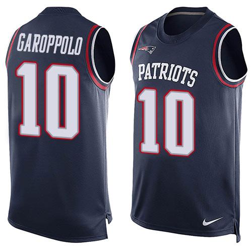 Jimmy Garoppolo New England Patriots navy jersey