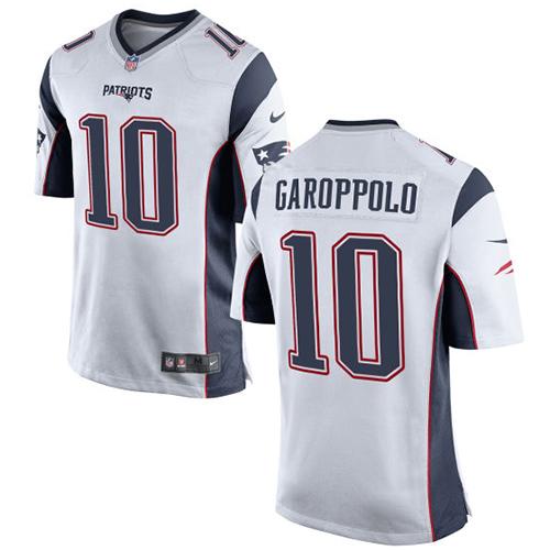 Jimmy Garoppolo New England Patriots white Elite jersey