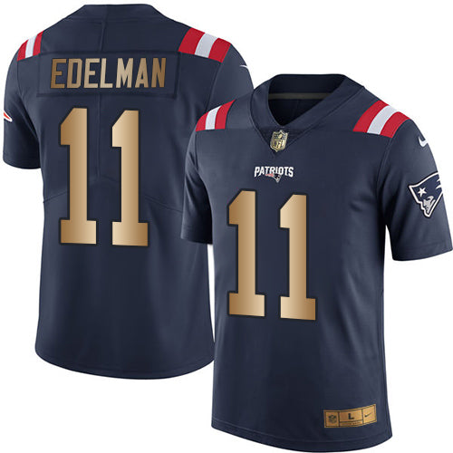 Julian Edelman New England Patriots navy jersey