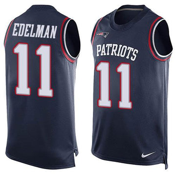 Julian Edelman New England Patriots navy jersey