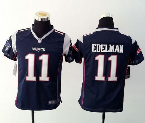 Julian Edelman New England Patriots navy Elite jersey