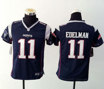 Julian Edelman New England Patriots navy Elite jersey