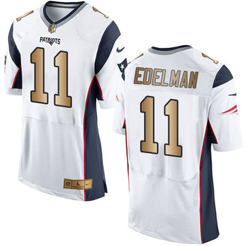 Julian Edelman New England Patriots white Elite jersey