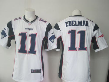 Julian Edelman New England Patriots white Game jersey
