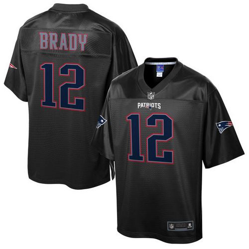 Tom Brady New England Patriots black Pro Line jersey