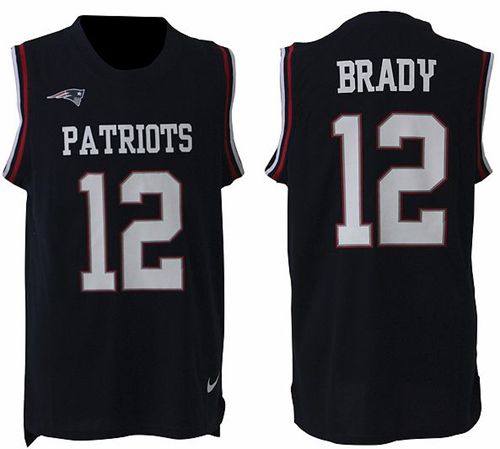 Tom Brady New England Patriots navy jersey