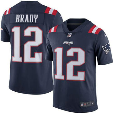 Tom Brady New England Patriots navy jersey