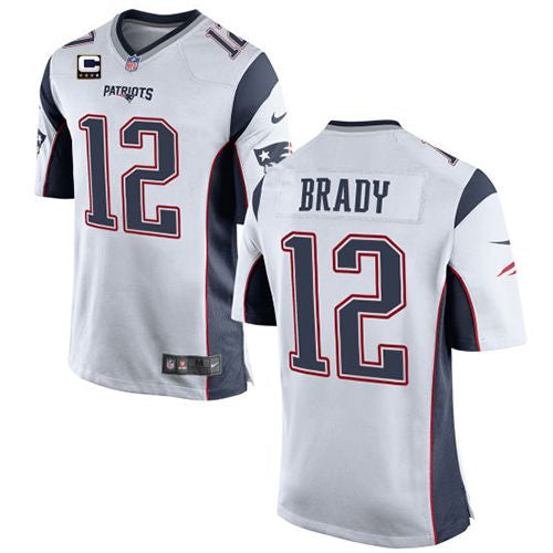 Tom Brady New England Patriots white Elite jersey