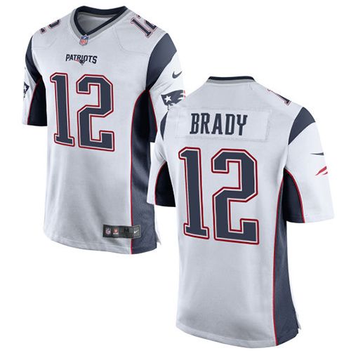Tom Brady New England Patriots white Elite jersey