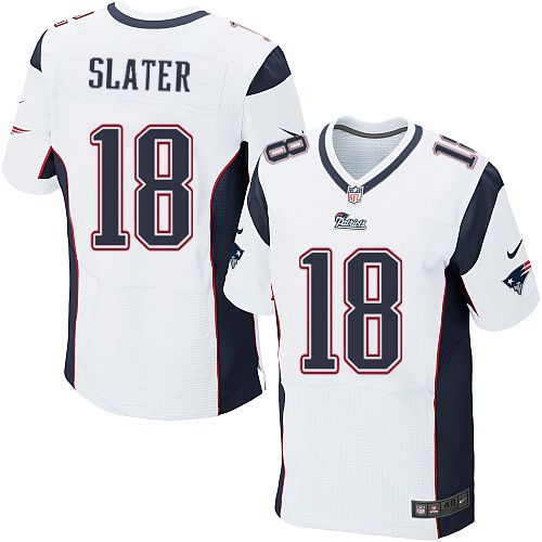 Matt Slater New England Patriots white Elite jersey