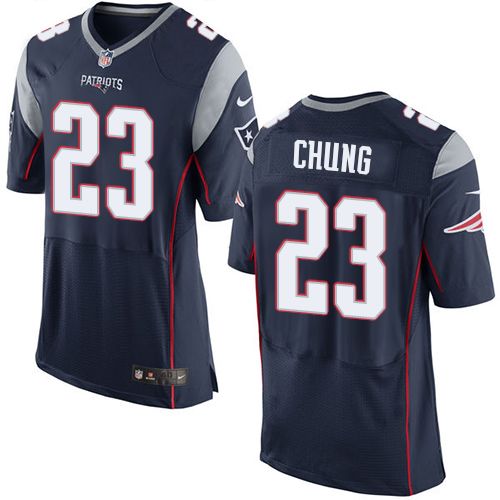 Patrick Chung New England Patriots navy Elite jersey