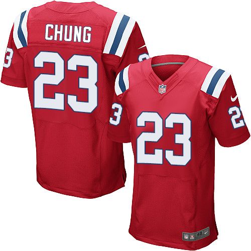 Patrick Chung New England Patriots red Elite jersey