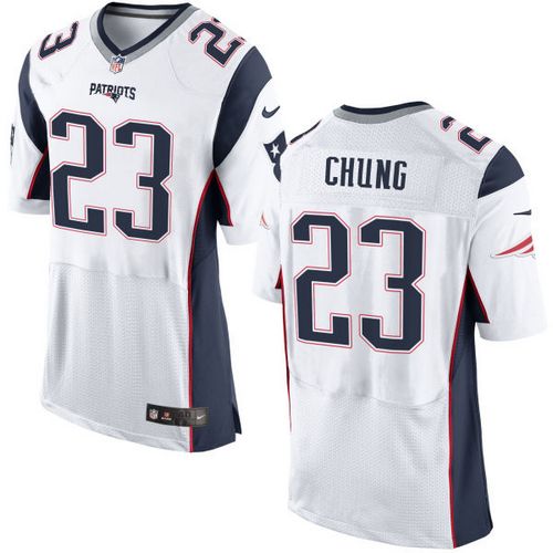 Patrick Chung New England Patriots white Elite jersey