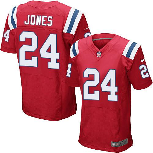 Cyrus Jones New England Patriots red Elite jersey