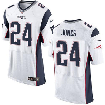 Cyrus Jones New England Patriots white Elite jersey
