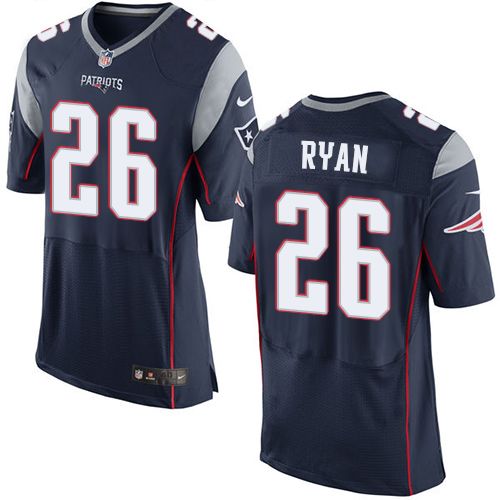 Logan Ryan New England Patriots navy Elite jersey