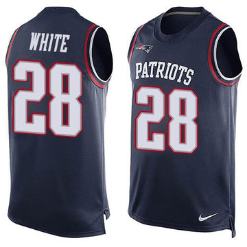 James White New England Patriots navy jersey