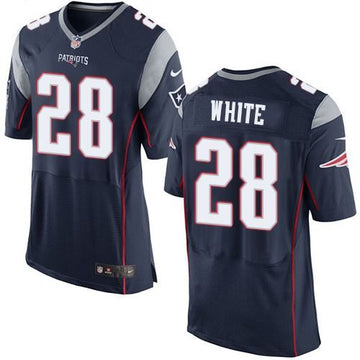 James White New England Patriots navy Elite jersey