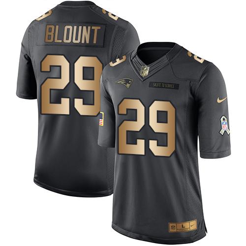 LeGarrette Blount New England Patriots black Salute To Service jersey