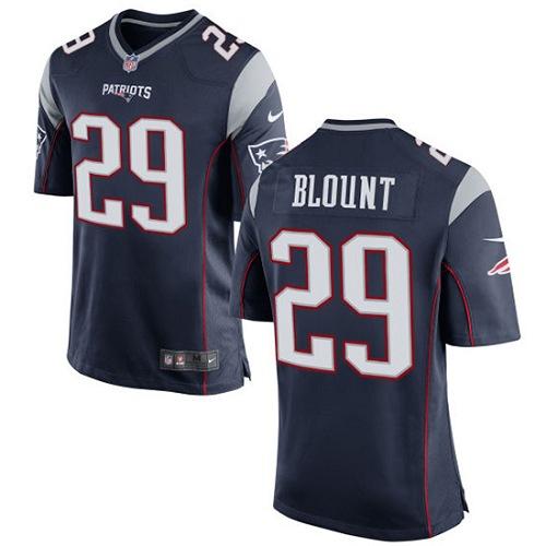 LeGarrette Blount New England Patriots navy Elite jersey