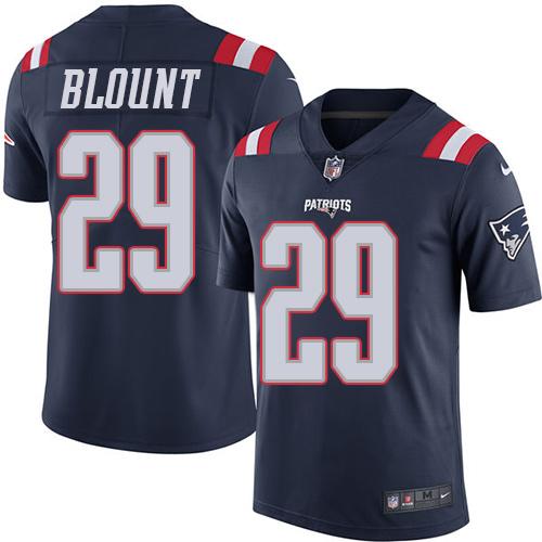 LeGarrette Blount New England Patriots navy jersey