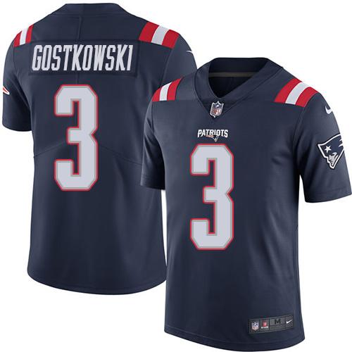 Stephen Gostkowski New England Patriots navy jersey