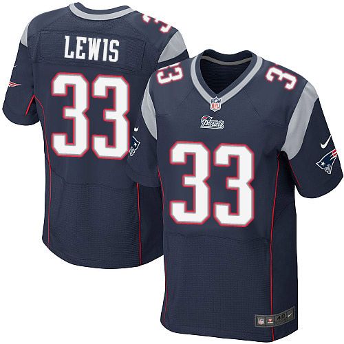 Dion Lewis New England Patriots navy Elite jersey