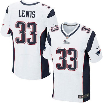 Dion Lewis New England Patriots white Elite jersey