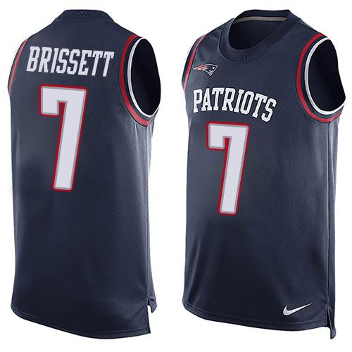 Jacoby Brissett New England Patriots navy jersey
