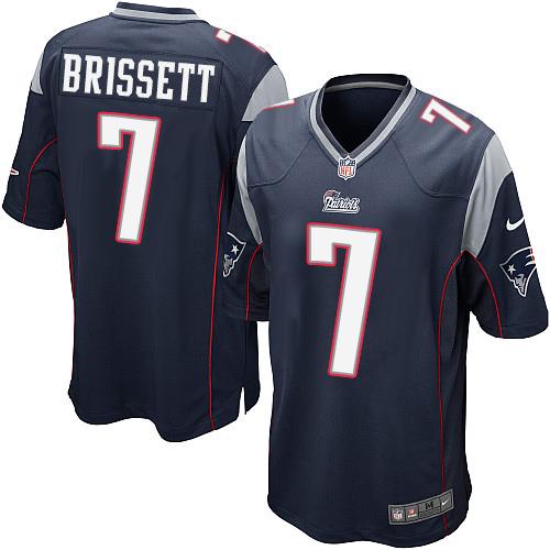 Jacoby Brissett New England Patriots navy Elite jersey