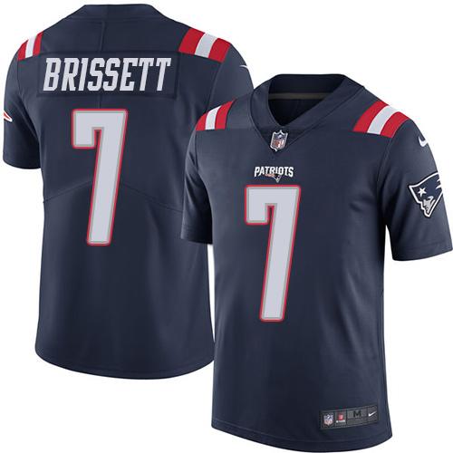 Jacoby Brissett New England Patriots navy jersey