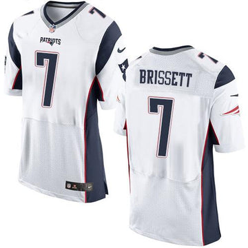 Jacoby Brissett New England Patriots white Elite jersey