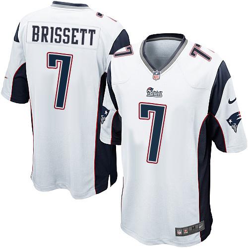 Jacoby Brissett New England Patriots white Elite jersey