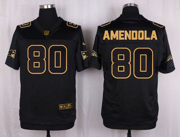 Danny Amendola New England Patriots black Gold Collection jersey