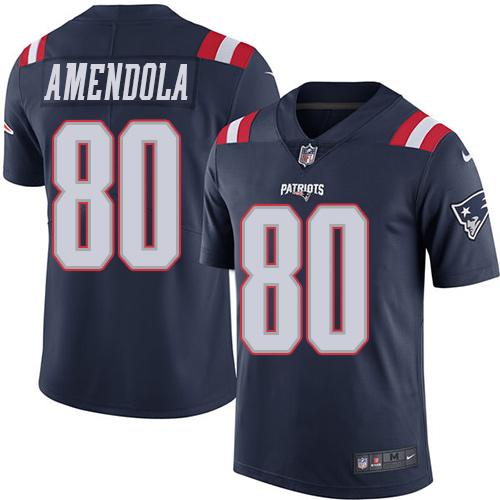 Danny Amendola New England Patriots navy jersey