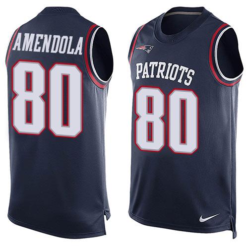 Danny Amendola New England Patriots navy jersey