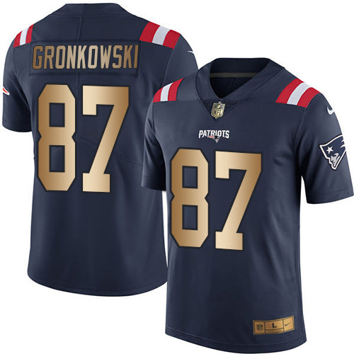 Rob Gronkowski New England Patriots navy jersey