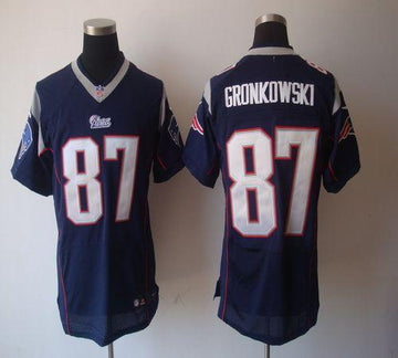 Rob Gronkowski New England Patriots navy Elite jersey