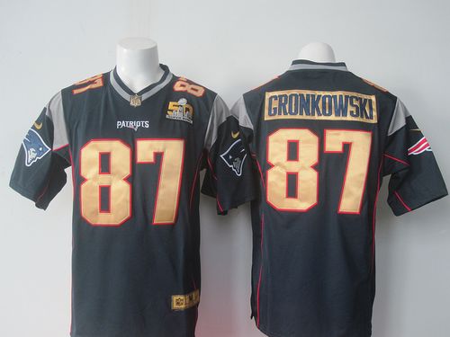 Rob Gronkowski New England Patriots navy Elite jersey